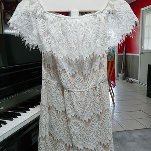 Rue 21 Lace Shorts Romper size medium